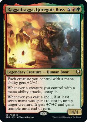 Raggadragga, Goreguts Boss #291 – Prerelease Cards (Rare)