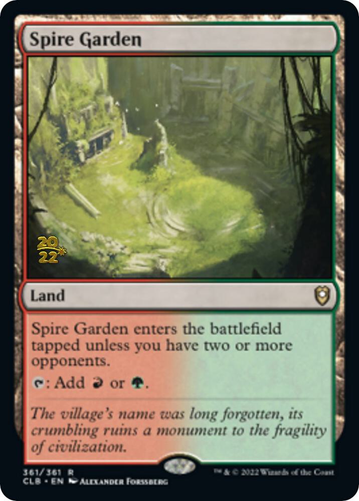 Spire Garden 361 card