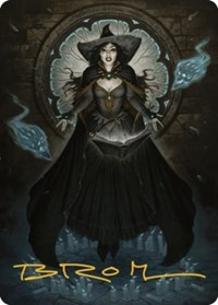 Tasha, the Witch Queen Art Card (76/81) (Gold-Stamped Signature)