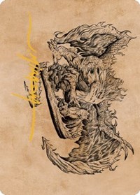 Miirym, Sentinel Wyrm Art Card (Gold-Stamped Signature)