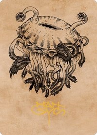 Gluntch, the Bestower Art Card (Gold-Stamped Signature)