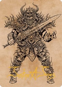 Sarevok, Deathbringer Art Card (Gold-Stamped Signature)