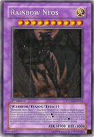 H*s様 レインボーネオス　英語　ゴースト　1st 遊戯王 レインボー・ネオス 英語版 ホログラフィック ホロ