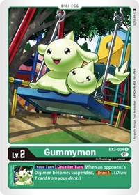 Gummymon - Digital Hazard - Digimon card