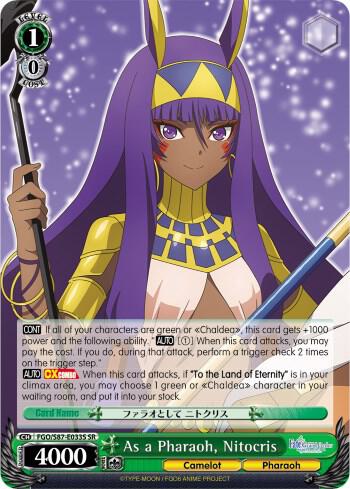 As a Pharaoh, Nitocris (SR)
