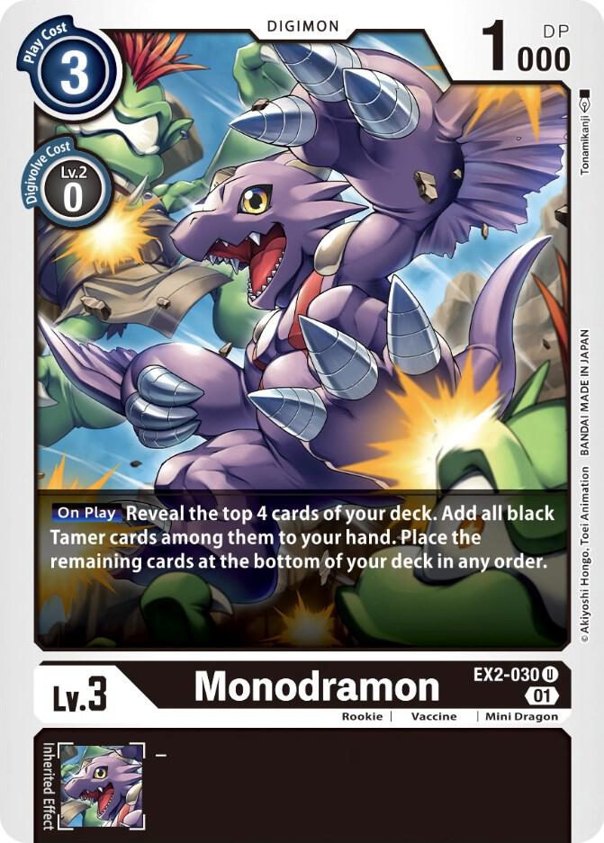【新品】Monmonページ Monodramon - Digital Hazard - Digimon Card Game - TCGplayer.com