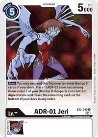 ADR-01 Jeri - Digital Hazard - Digimon card