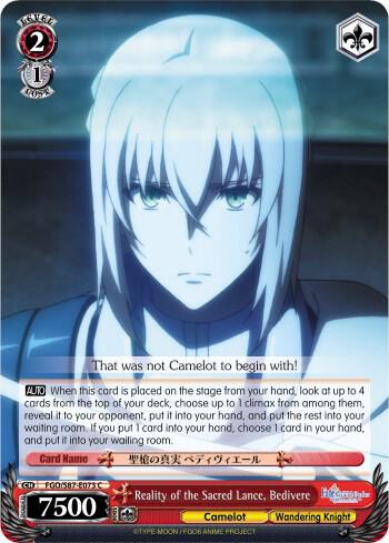 Reality of the Sacred Lance, Bedivere