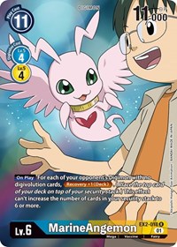 MarineAngemon (Alternate Art) - Digital Hazard - Digimon card