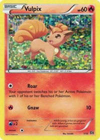 Vulpix #001/012 from McDonald's Promos 2016 Pokemon card image