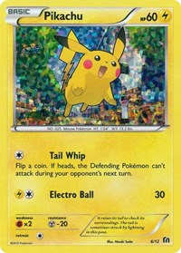 Pikachu #006/012 from McDonald's Promos 2016 Pokemon card image