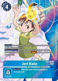 Jeri Kato (Alternate Art) - Digital Hazard - Digimon card