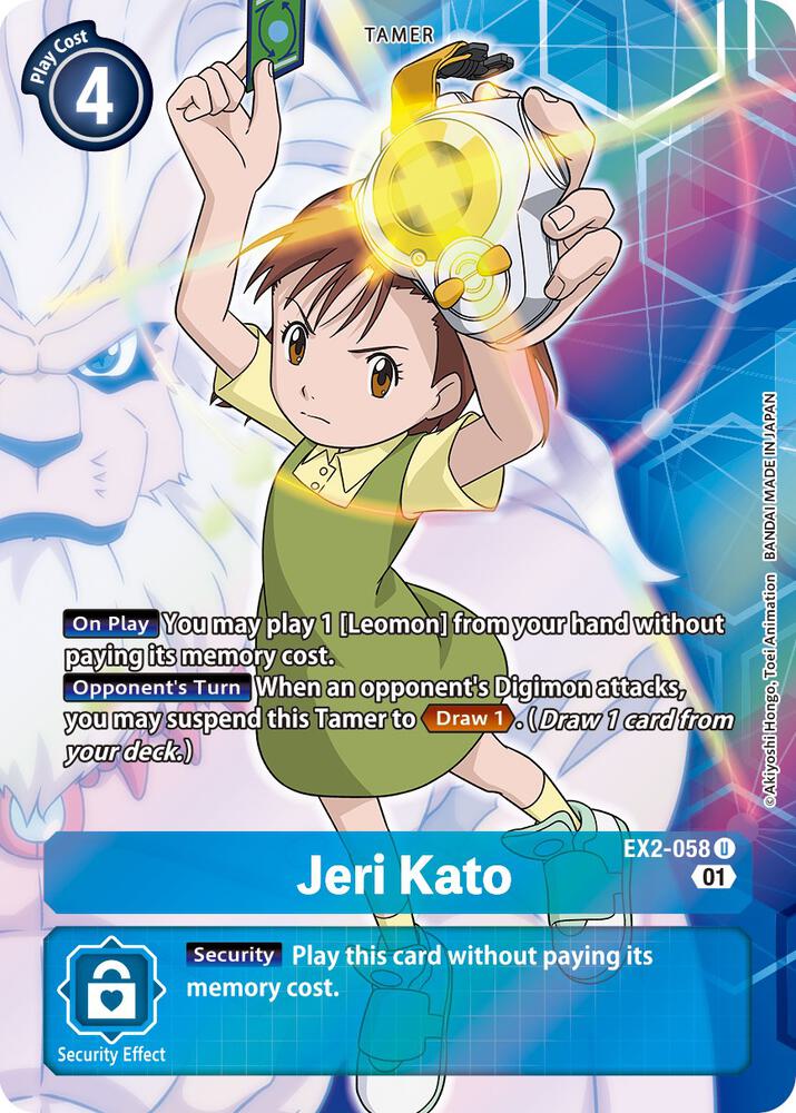 Jeri Kato Alternate Art digimon card