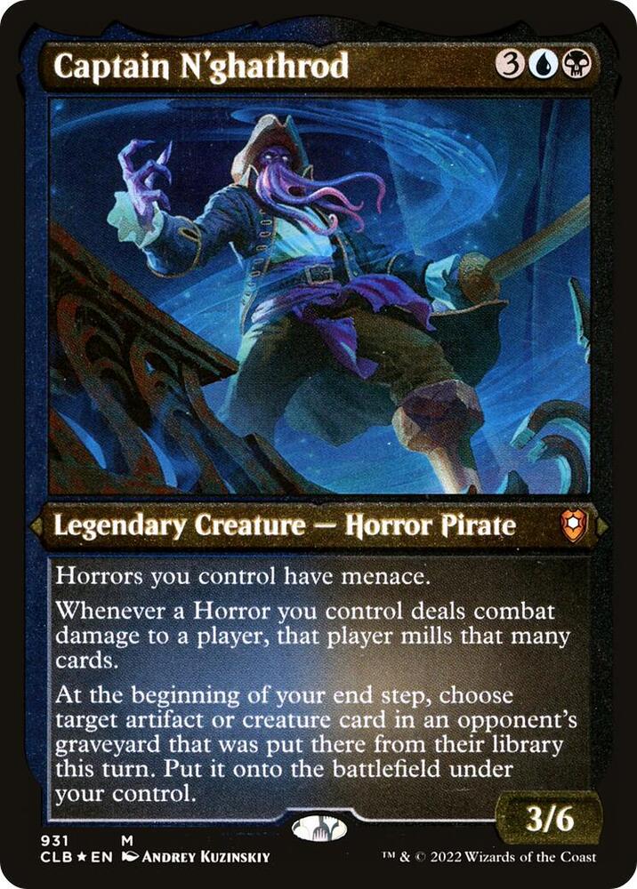 Captain N'ghathrod (Display Commander) - Thick Stock - Commander