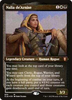 Nalia de'Arnise (Display Commander) - Thick Stock