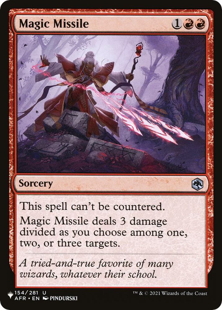 Magic Missile #AFR-154 — The List