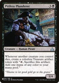 Pitiless Plunderer - The List Reprints - Magic: The Gathering card