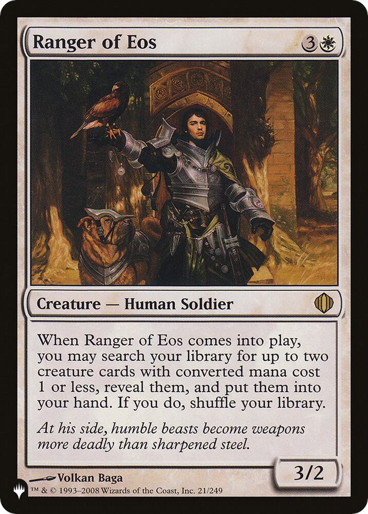 Ranger of Eos #ALA-21 — The List