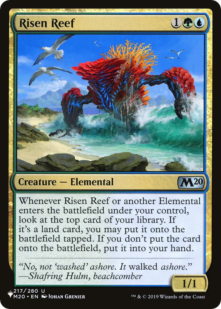 Risen Reef #M20-217 — The List