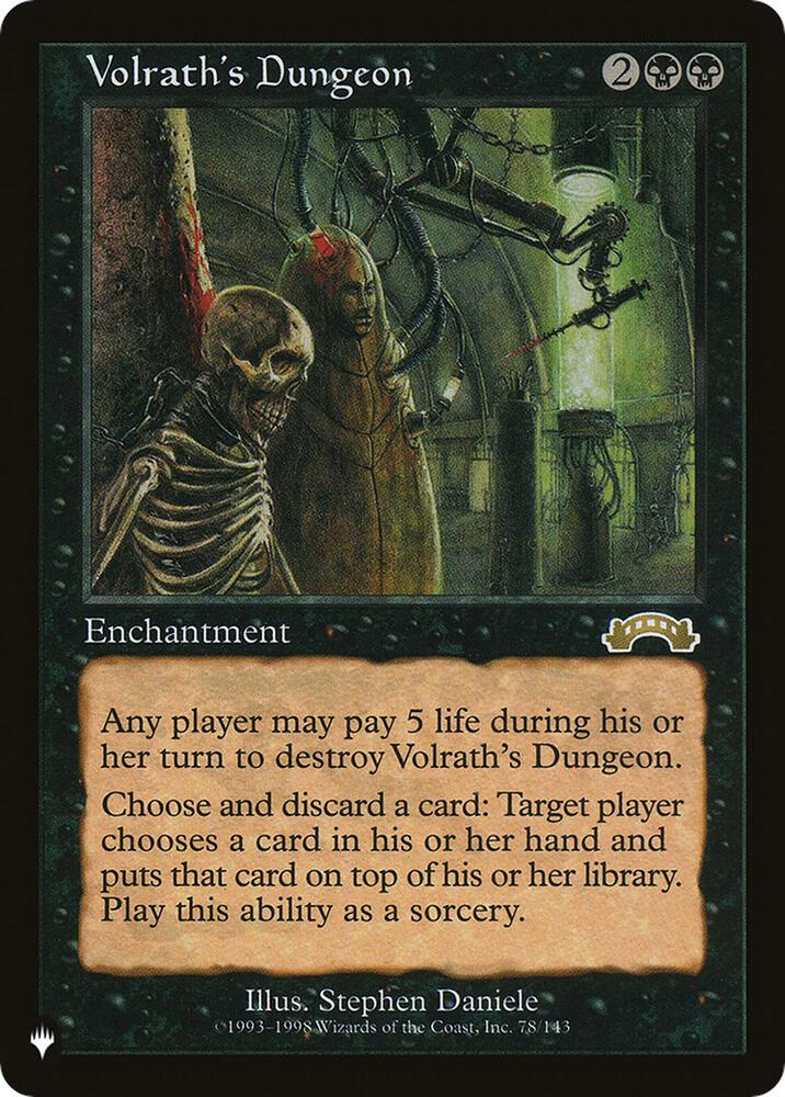Volrath's Dungeon #EXO-78 — The List