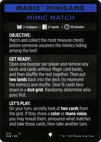Magic Minigame: Mimic Match