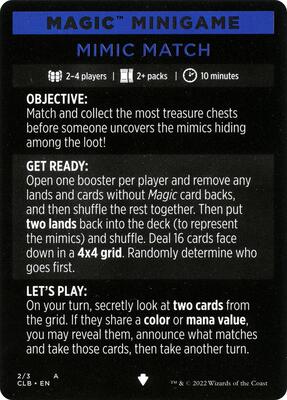 Magic Minigame: Mimic Match