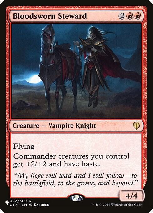 Bloodsworn Steward #C17-22 — The List