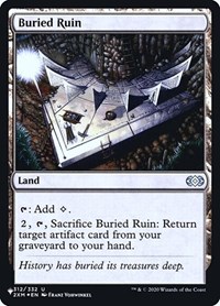 Buried Ruin - The List Reprints - Magic: The Gathering card