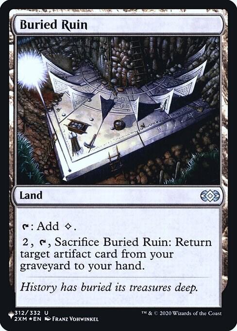 Buried Ruin 312 card
