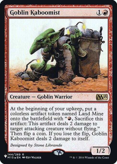 Goblin Kaboomist #M15-144 — The List