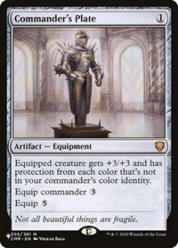 Commander's Plate - The List Reprints - Magic: The Gathering card