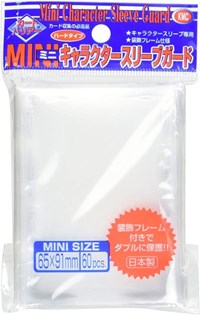KMC Card Sleeves KMC Mini Sized - Character Guard Oversized Sleeves - Clear (60-Pack)