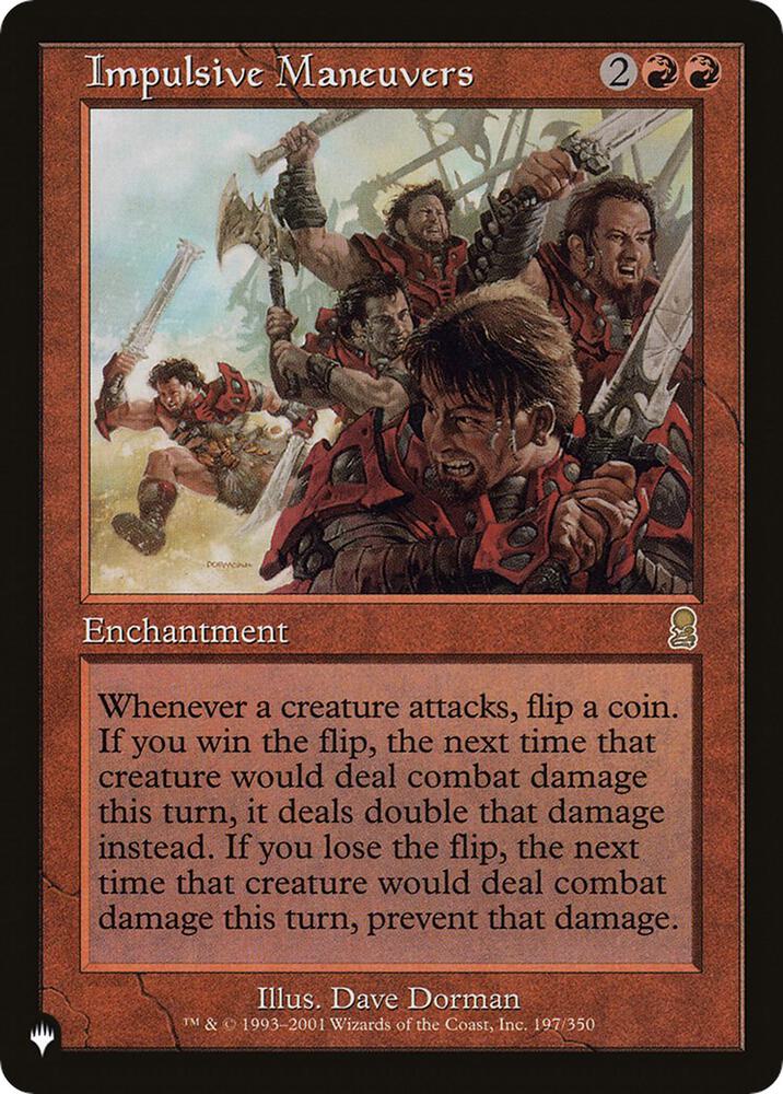 Impulsive Maneuvers #ODY-197 — The List