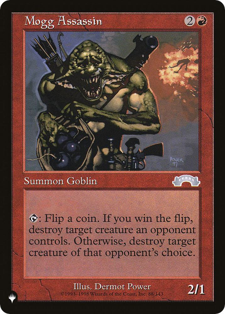 Mogg Assassin - The List Reprints - Magic: The Gathering