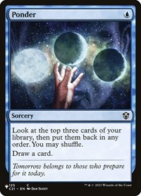 Ponder (The List Reprints)