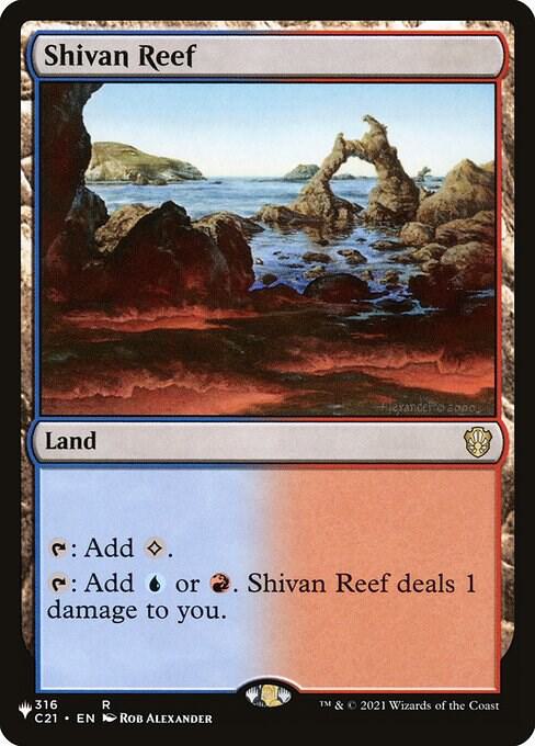 Shivan Reef #C21-316 — The List
