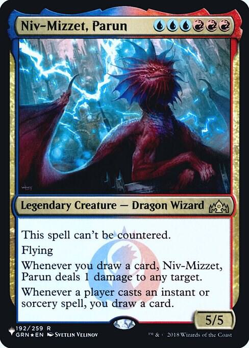 Niv-Mizzet, Parun #GRN-192 — The List