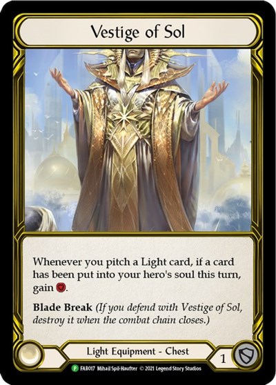 Vestige of Sol Golden