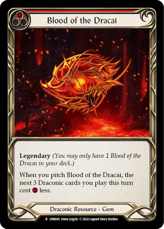Flesh and Blood For the Dracai EA プロモ Blood of the Dracai - Uprising - Flesh and Blood TCG