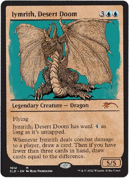 MTG Booster Pack Card Magic: The Gathering Card Iymrith, Desert Doom (Single Card From MTG Set) Full Art MTG Booster Pack Card Magic: The Gathering Card Iymrith, Desert Doom (Single Card From MTG Set) Full Art
