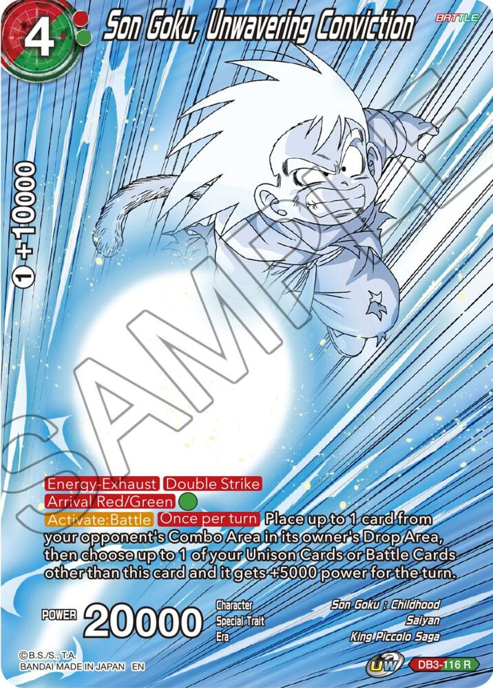Son Goku, Unwavering Conviction - Theme Selection: History of Son