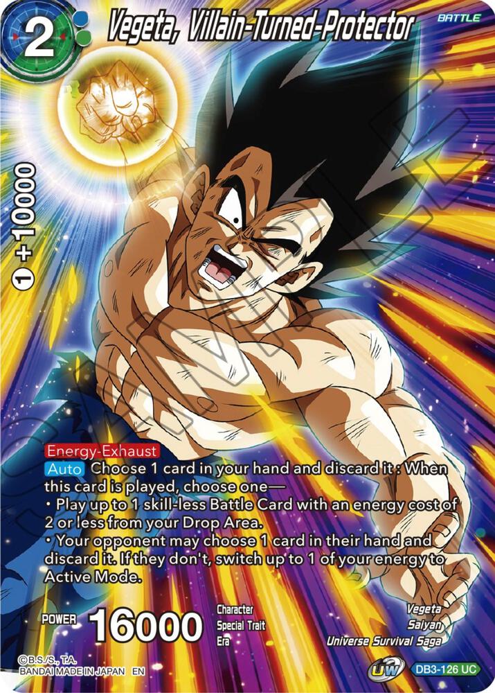 Vegeta, Villain-Turned-Protector Theme Selection: History of