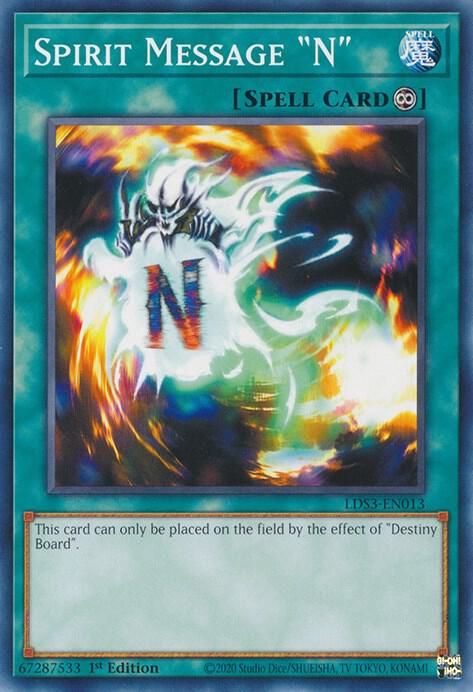 Spirit Message "N"
