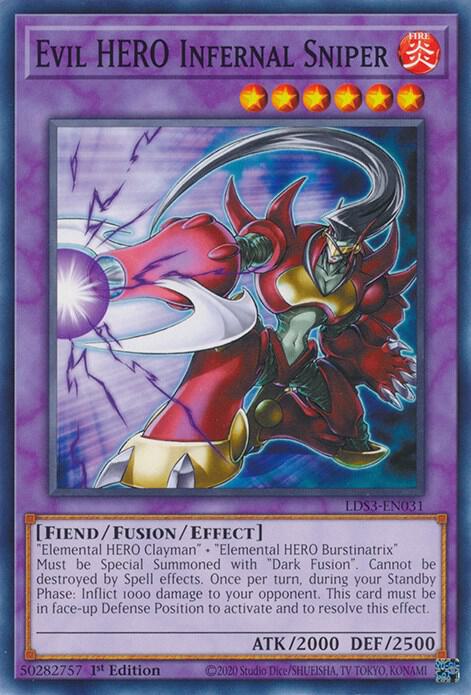 Evil HERO Infernal Sniper - Legendary Duelists: Season 3 - YuGiOh