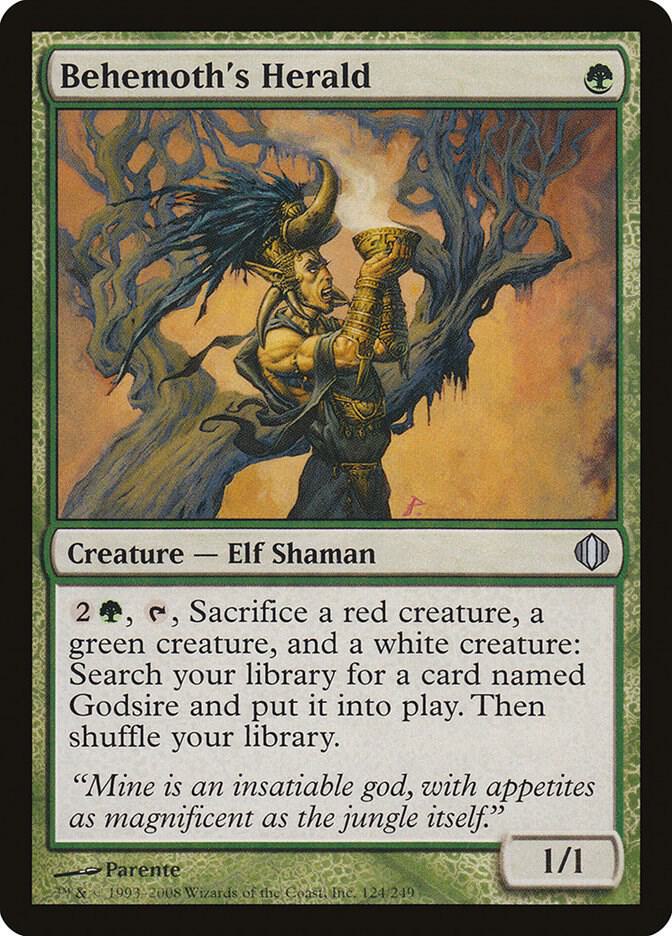 Behemoth's Herald - Shards of Alara - Magic: The Gathering - TCGplayer.com Behemoth's Herald - Shards of Alara - Magic: The Gathering - TCGplayer.com