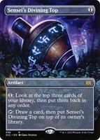師範の占い独楽 ボーダーレスfoil 英語 Sensei's DivingTop Foil】《師範の占い独楽/Sensei's Divining Top》[CHK] 茶U