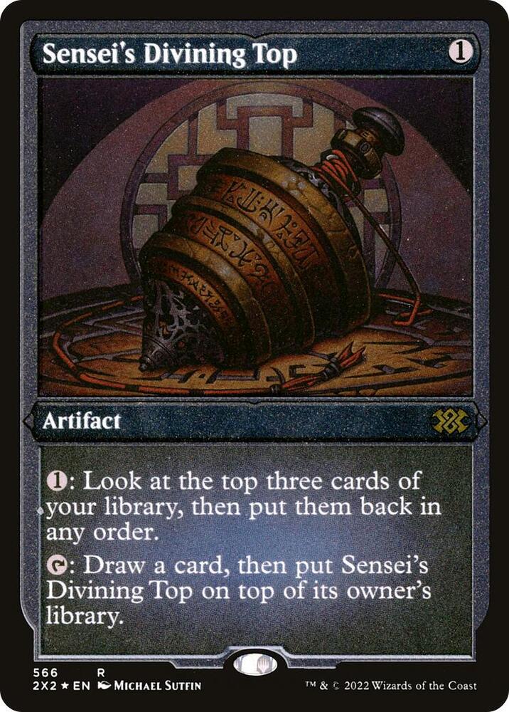 Sensei's Divining Top (Foil Etched) - Double Masters 2022