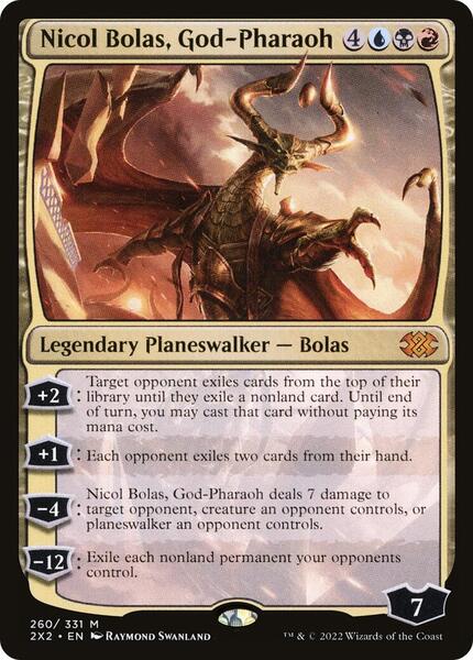 マジック：ザ・ギャザリング PSA10 MTG Nicol Bolas, God-Pharaoh foil Nicol Bolas, God-Pharaoh · Double Masters 2022 (2X2) #530