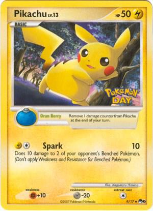 Pikachu (Pokemon Day Stamped) 009/017 from POP Series 6