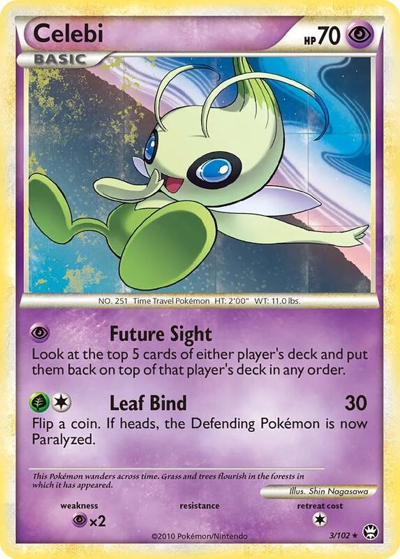 Celebi - 3/102 (Non-Holo Movie Exclusive) 3/102 from Triumphant